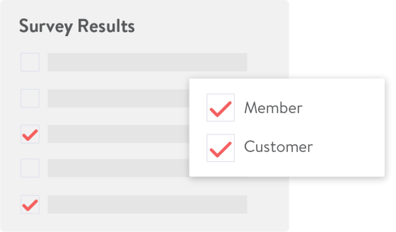 Graphic of survey filter