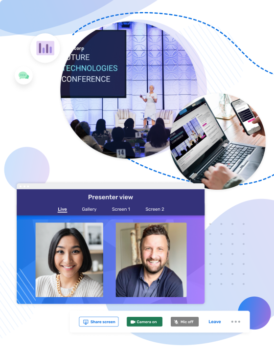 The right technology to scale your hybrid events