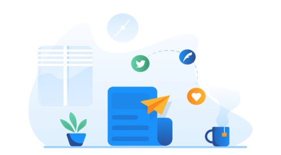 Illustration of e-newsletter